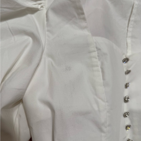 VICI Puff Sleeve Embellished Crop Top *see description* - Picture 13 of 13